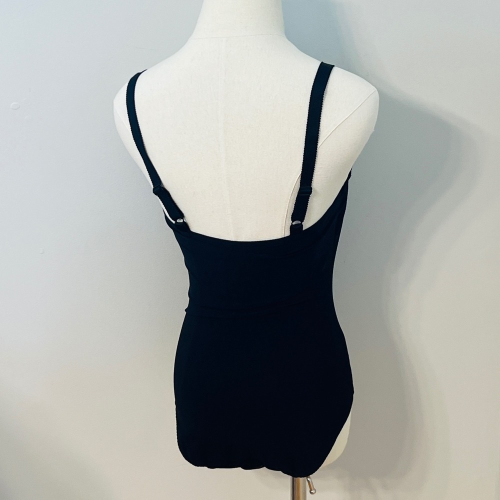 Wacoal Reshape Minimizer Bra Bodysuit Black Lace 801210 Moderate Control 36DD - Picture 2 of 6